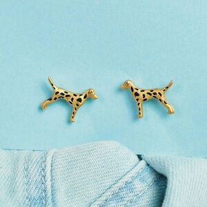Dalmatian Polka Print Earrings